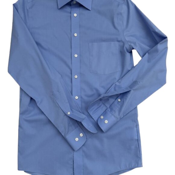 Stafford Travel Easy-Care Broadcloth Dress Shirt Fitted - Picture 3 of 5